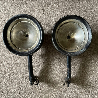 NOW SOLD  Joseph Lucas RB50 8.5" Headlamps, Rolls Royce Lagonda Car Riley MG