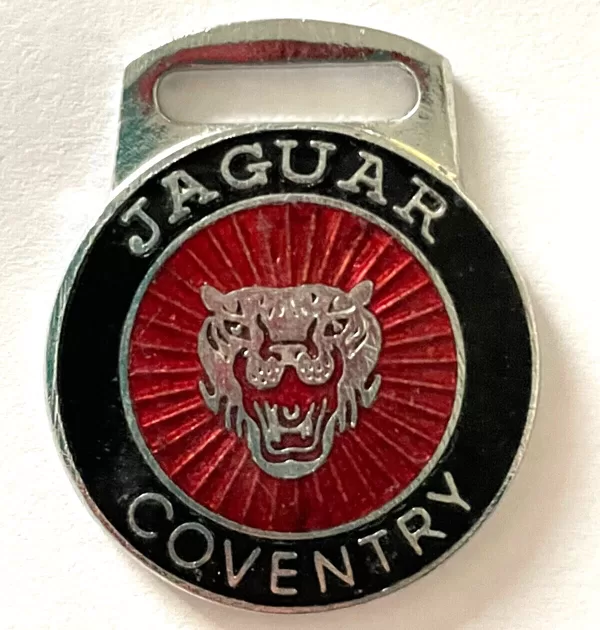 £35 - NOS Original 80's Jaguar Growler Key Fob, Ring XK120 XK140 E-type MK5, 6, 7